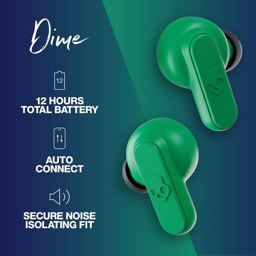 Dime True Wireless In-ear Earbuds - Dark Green & Black