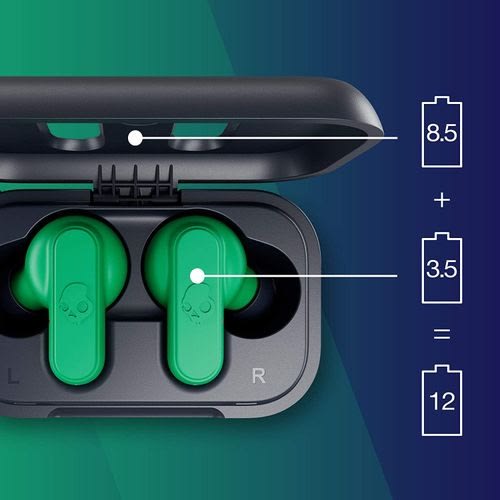 Dime True Wireless In-ear Earbuds - Dark Green & Black