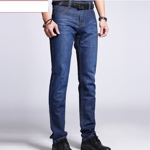Deep Blue Straight Cut Men's Jeans