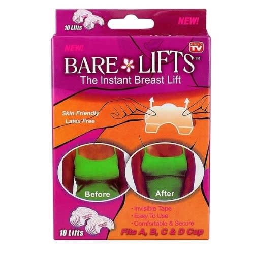 Instant Bare Breast Lifts - 10 Pieces