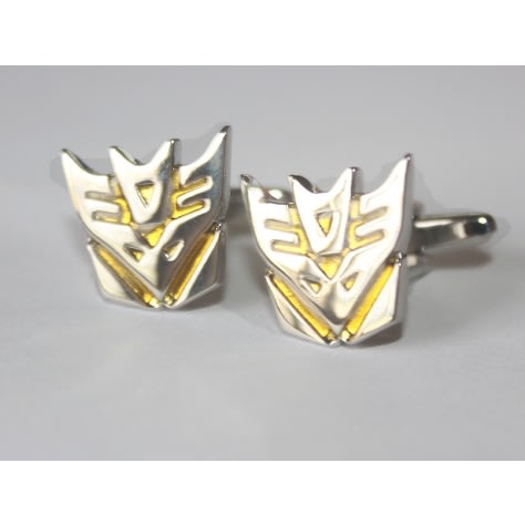 Artistic Men Unique Cuff-links-silver/gold. Mc-6054.