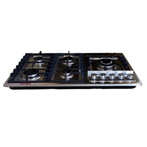90cm Built In 5 Burner Stainless