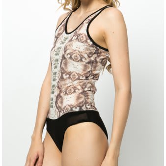 Stud Embellished Bodysuit 046