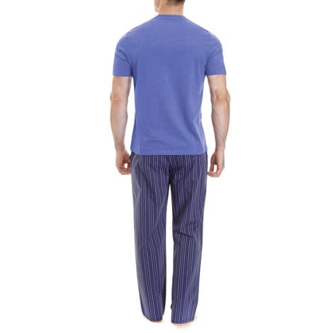 Short-sleeved Pyjamas Set- Navy