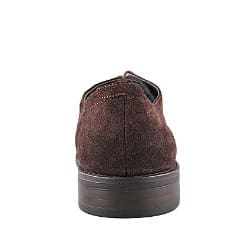 Men's Suede Oxford Lace-up Shoe - Brown