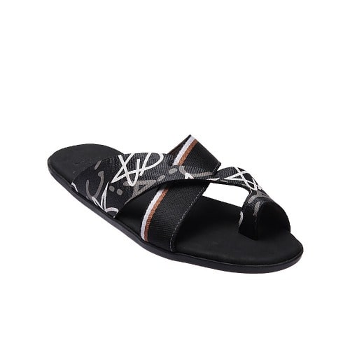 X-curve Toe Slippers-black