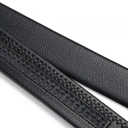 Automatic Men Leather Belt-black