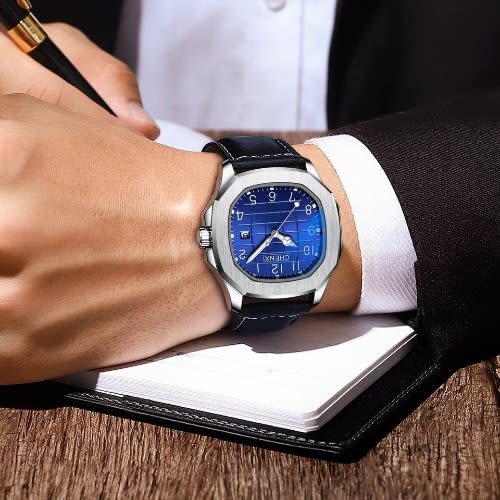 Men Wrist Watches - Silver