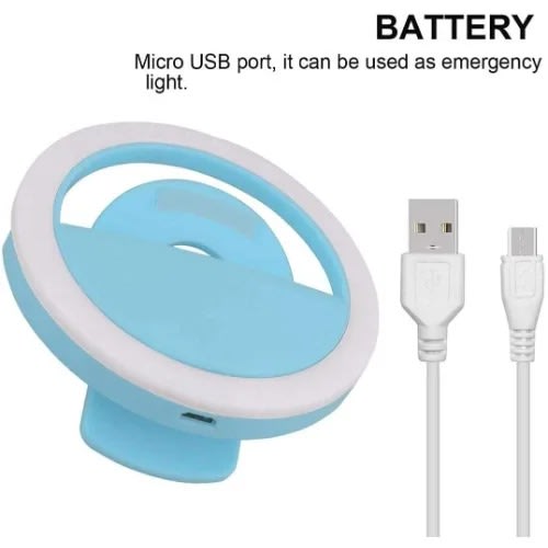 Portable Clip-On Mini Selfie Ring Light