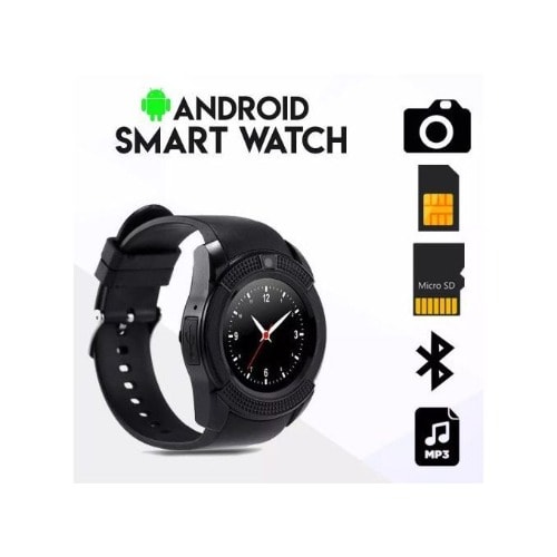 V8 Waterproof Smart Watch With Camera & Sim Slot