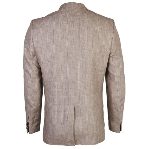 Men's Linen Blazer - Brown