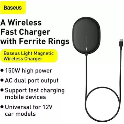 Ultra-light Magnetic Wireless Type C Cable Charger - 1.5m