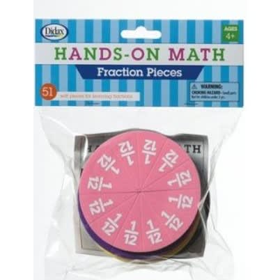 Hands-on Math Fraction Pieces - 51 Pieces