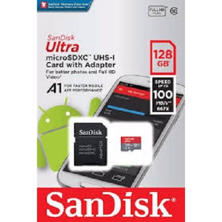 Ultra 128gb Micro Sd Memory Card 100mb/s A1 Class 10