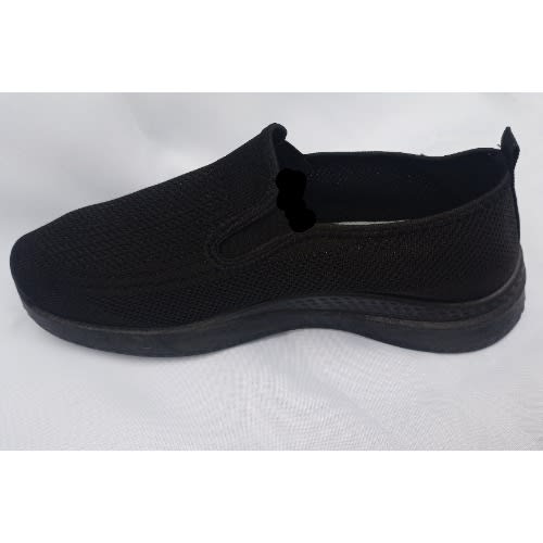 Men's Casual Lightweight Sport Black Sneakers
