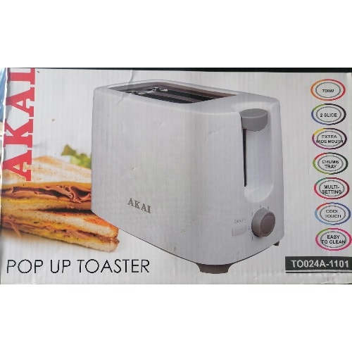 2 Slice Pop-up Toaster - 700w