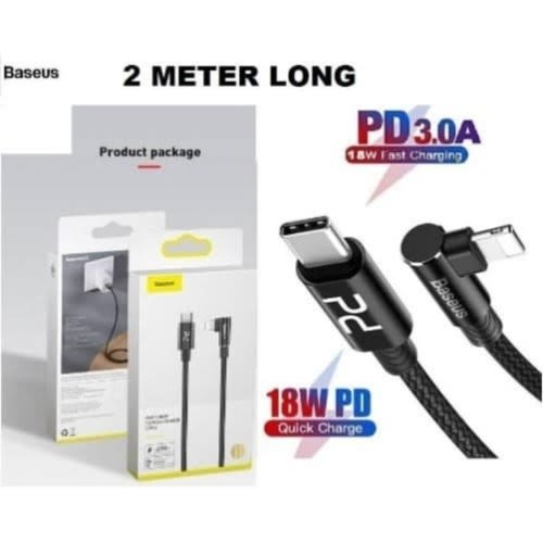 Baseus Charge Mvp Elbow Pd Flash Charge Cable For iPhone 11/11 Pro/11 Pro Max