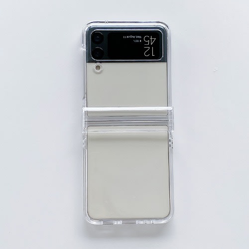 Crystal Clear Phone Case For Samsung Galaxy Z Flip 4 5g
