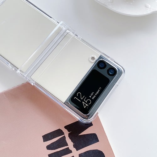 Crystal Clear Phone Case For Samsung Galaxy Z Flip 4 5g