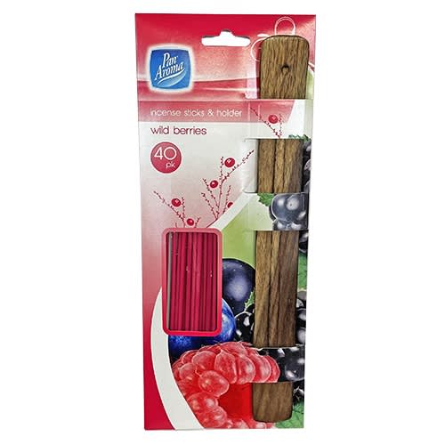Incense Sticks And Holder - 40pk
