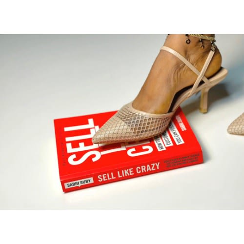 Stiletto Heel Sandals - Brown