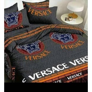 6/6 Bedsheets And Duvet With 4 Pillow Case - Versace Inspired
