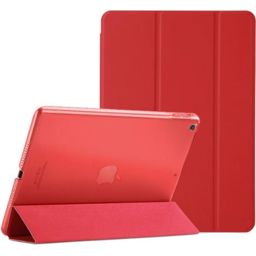 Flip Case For Ipad Air 2 & Screen Protector 9.7 Inch - Red