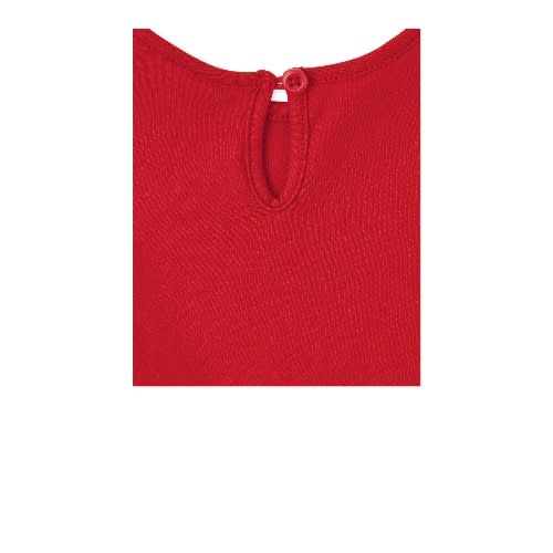 Girls Best Gift Ever Knit Skaters Dress- Red