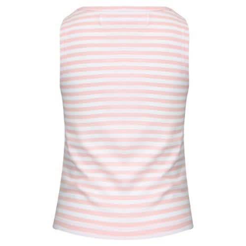 Girls Stripped Flamingo T-shirt - Pink