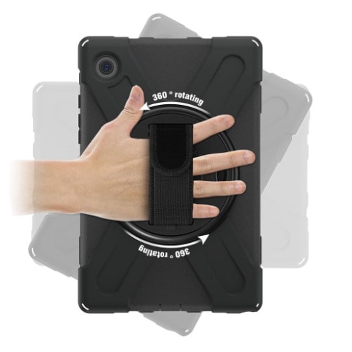 Rugged Defender Armored Shockproof Case For Samsung Tab A810.5 X200/205 With Strap, Stand