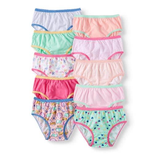 Toddler Girl's Briefs - Pack Of 10