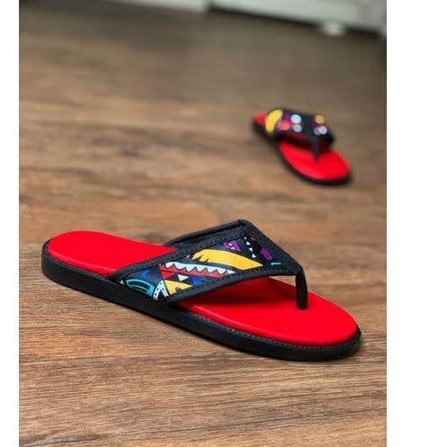 Men Slippers Scissors Slide