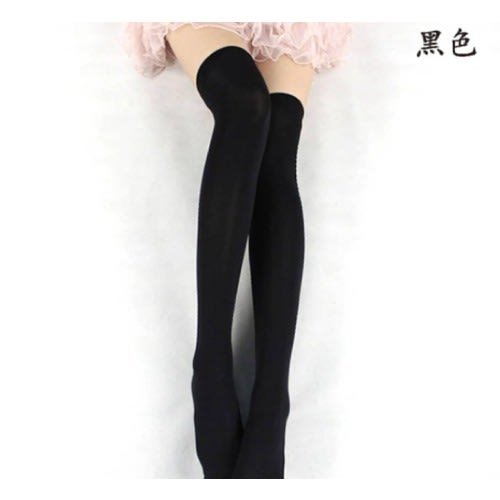 Girls Velvet Stretch Stockings