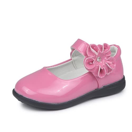 Flower Princess Mary Jane Shoes - Pink