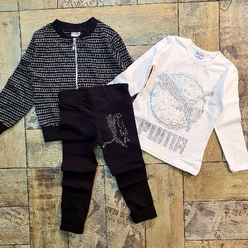 White Stoned 3 In 1 Outfit