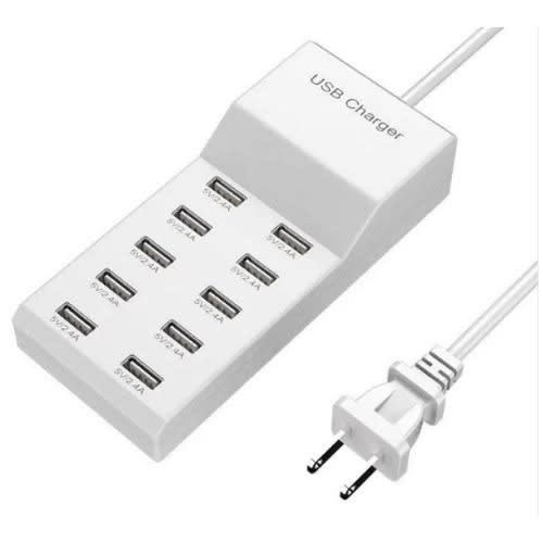 Multi 10usb Smart Power Usb Stocket Fast Charger Charger 5v 4a
