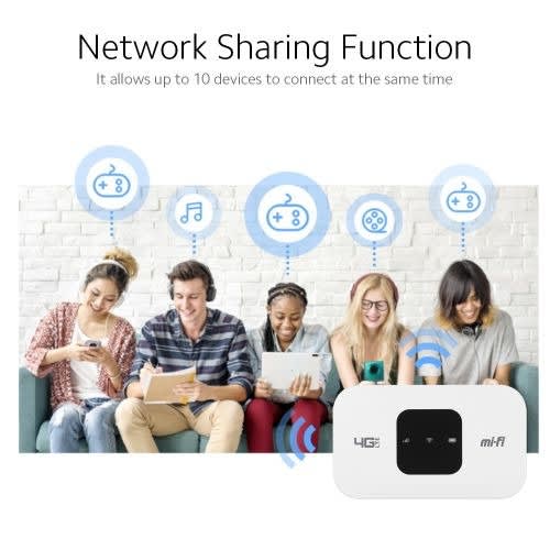 4g Lte Mobile Wifi Portable Hotspot 150mbps Mifi - 2100mAh