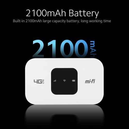 4g Lte Mobile Wifi Portable Hotspot 150mbps Mifi - 2100mAh