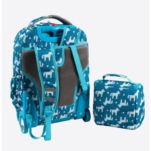 Pony Setbeamer Rolling Backpack And Lunchbag - 18" -  2 Piece Set