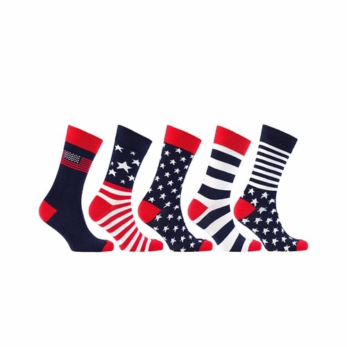 5 Pair Dress Socks - Pack of 11 - Multicolour