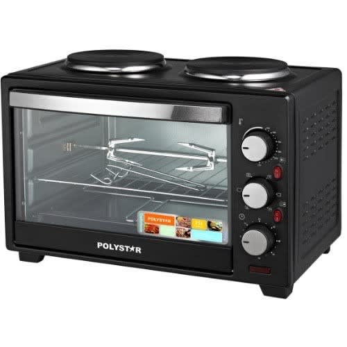 Microwave Oven With Two Hotplates - 1600W