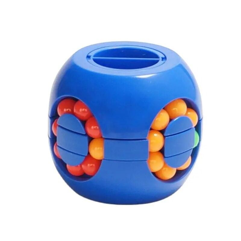 Colorful Magic Cube Little Magic Bean Rotating Cube Kids Stress Relief Toy For Adults kids Plastic 5-7 12-15 years Mini Cube