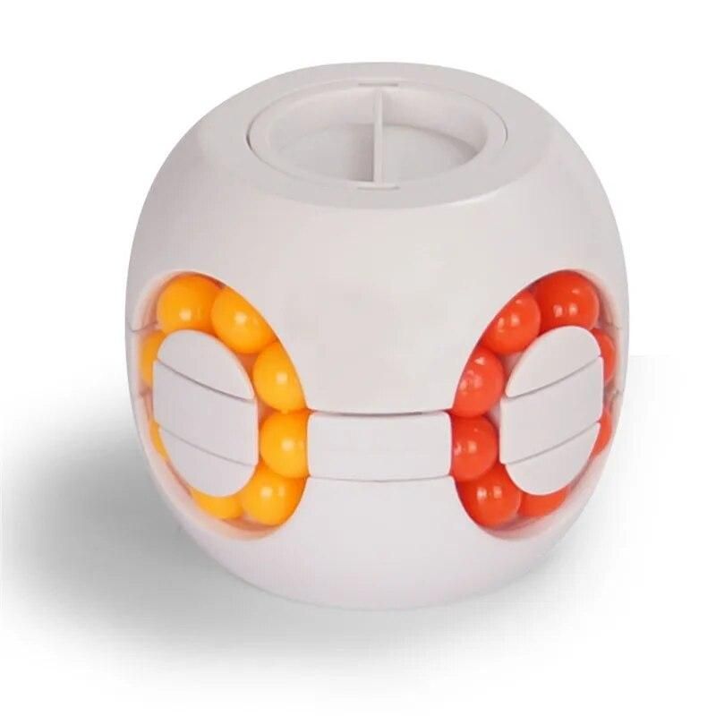 Colorful Magic Cube Little Magic Bean Rotating Cube Kids Stress Relief Toy For Adults kids Plastic 5-7 12-15 years Mini Cube