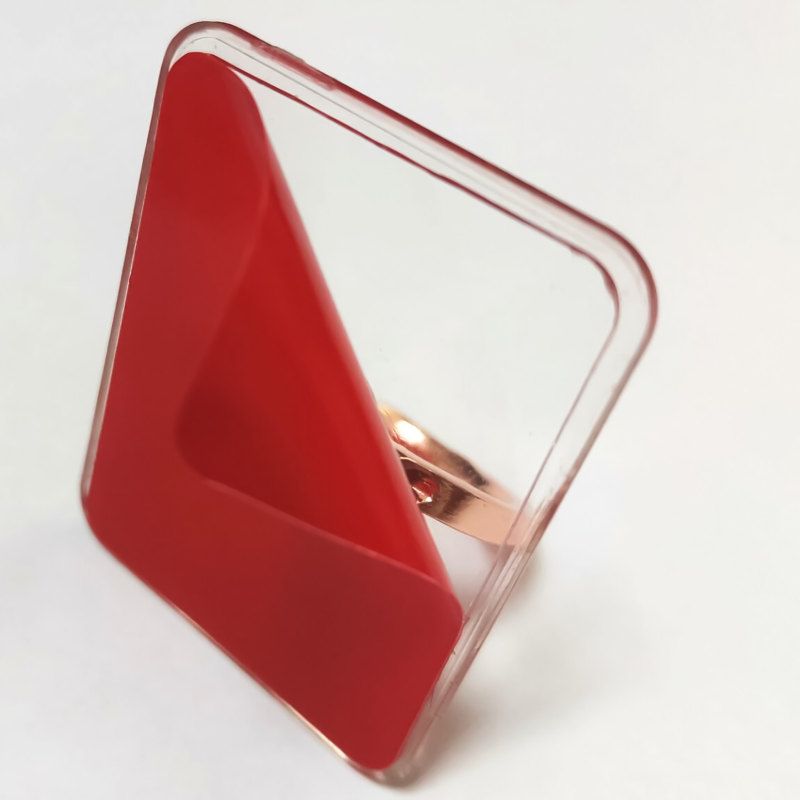 Finger Ring Phone Holder Strong Loading Capacity-Rose Gold