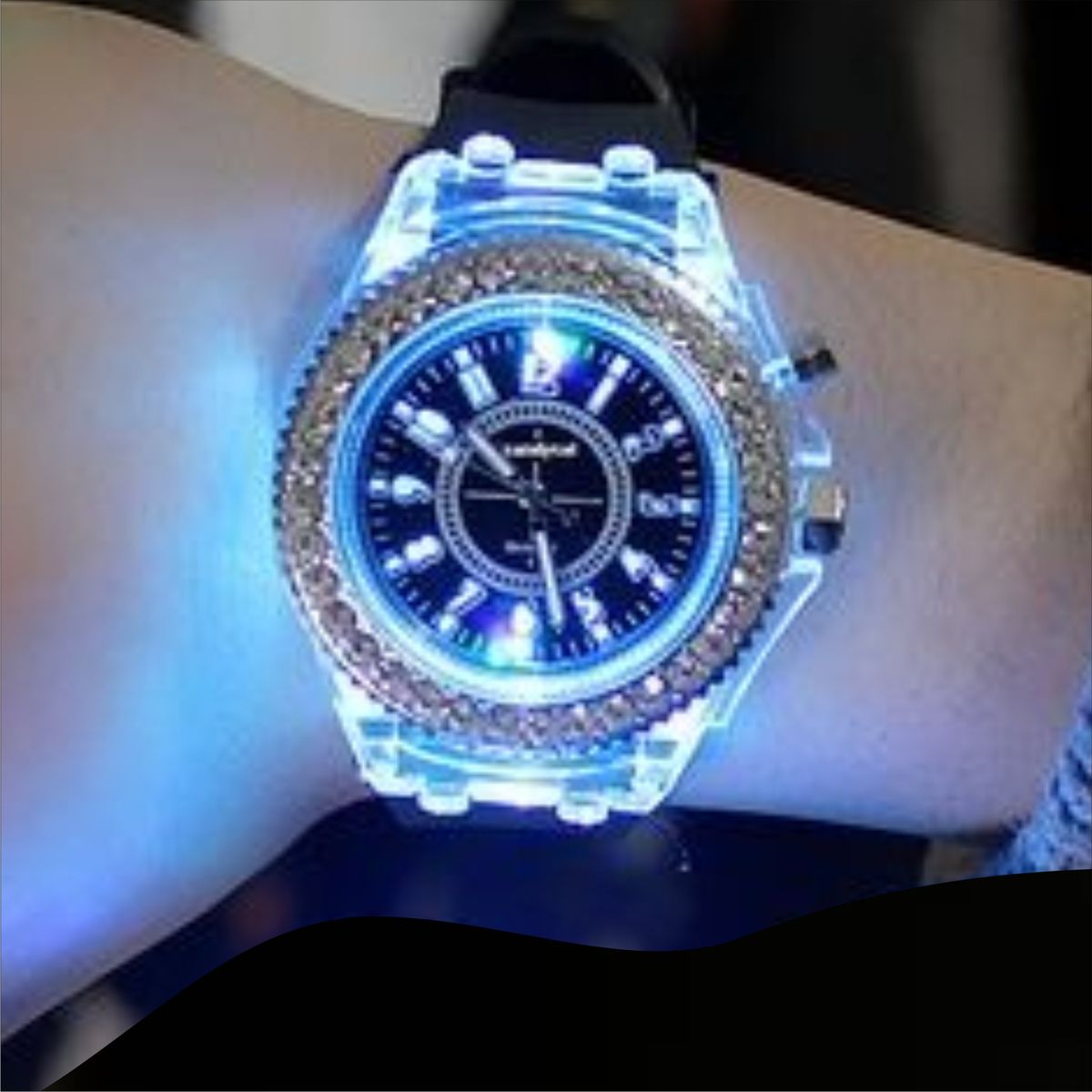 Luminous Fashion Wrist Watch, Students, Women Or Men Watch