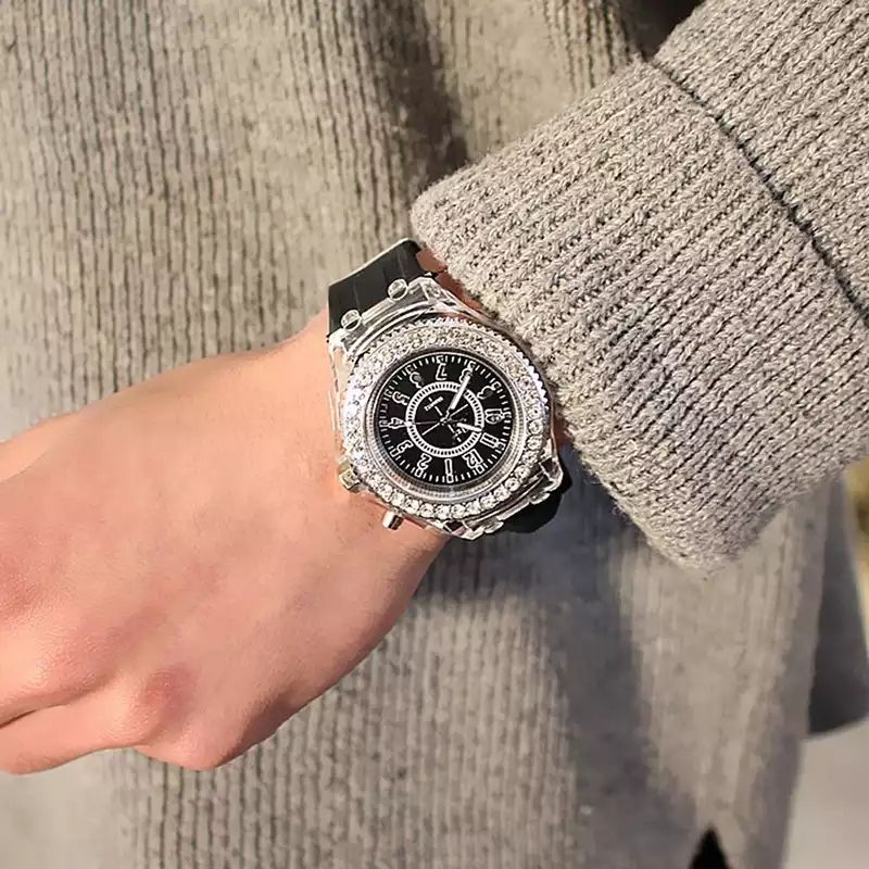 Luminous Fashion Wrist Watch, Students, Women Or Men Watch