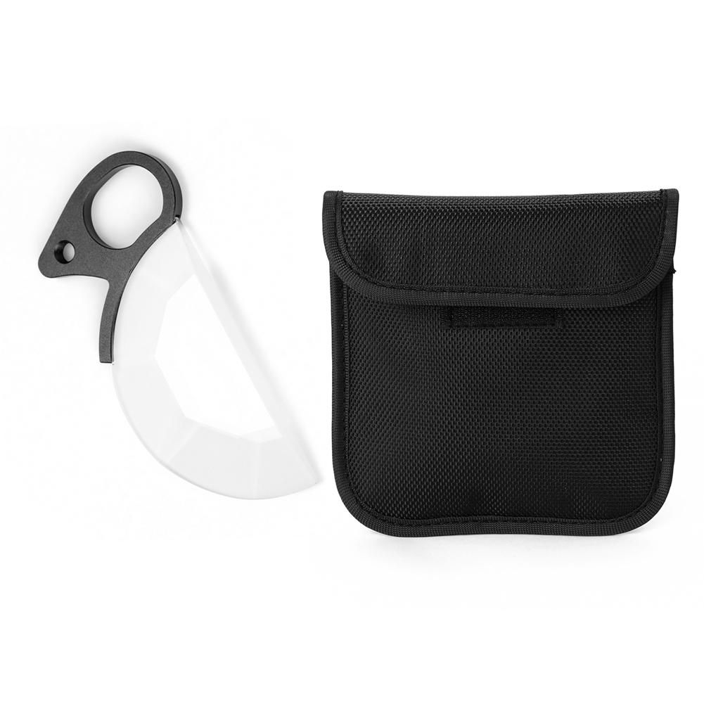 Camera Filter Photography Foreground Blur Film Photography Props Handheld Semicircle Glass Kaleidoscope Filter Camera Accessories