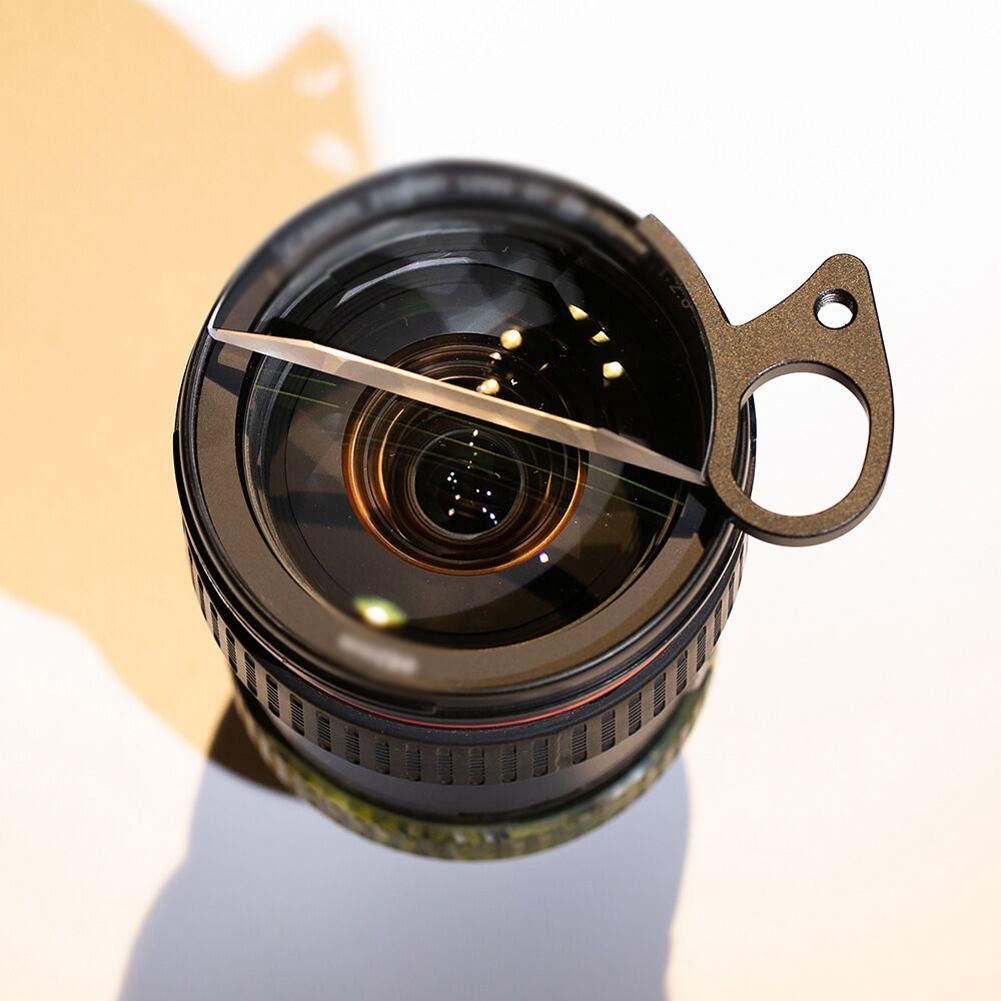 Camera Filter Photography Foreground Blur Film Photography Props Handheld Semicircle Glass Kaleidoscope Filter Camera Accessories