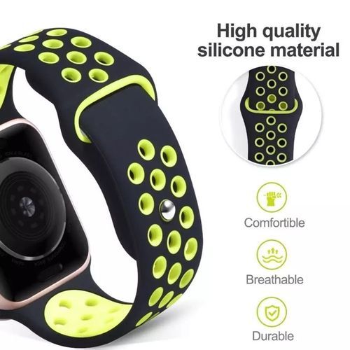 Apple Watch Strap Series 6 5 4 3 2 1 SE 42mm 44mm Watch Strap Silicone Iwatch Band
