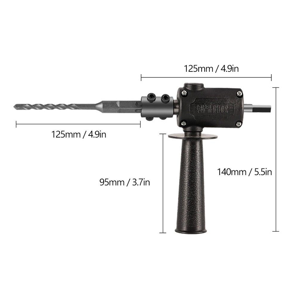 Electric Drill To Electric Hammer Conversion Tool Set Quick